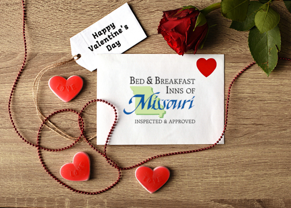 Close up of a BBIM gift card with a Happy Valentine's Day tag. 